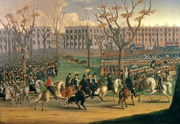 Der Empfang von General Louis Kossuth in New York City, 6. Dezember 1851